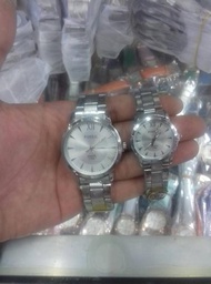 Jam tangan Fossil Couple rt full silver water resistan Original