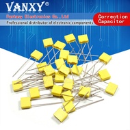 20PCS Correction Capacitor 47NF 473J 100V 5mm Polypropylene Safety Plastic Film Capacitor New origin