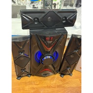 3.1 multimedia sound system speaker PMPO 12000watt