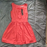 Orange Dress 34-28-F Length 34