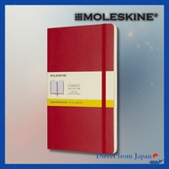 Moleskine Classic Notebook Soft Cover Squared Large Size Red QP617F2