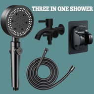 Paket Shower Kamar Mandi 5 Mode Fungsi 1/2Inch Stainless Kran Shower Cabang Hand Kran Shower Cabang