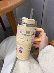 STANLEY吸管杯保溫杯 20oz不鏽鋼大容量車載戶外水壺
