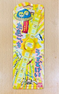 1997年 日本製 他媽哥池 全新未開 Tamagotchi Bandai 時間項目 Tamagotchi Udon 手錶 黃色