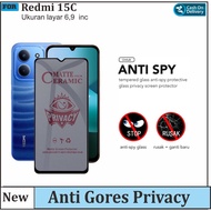 LAYAR Redmi 15C 14C 13C Ceramic Screen Protector Anti-Scratch SPY Screen