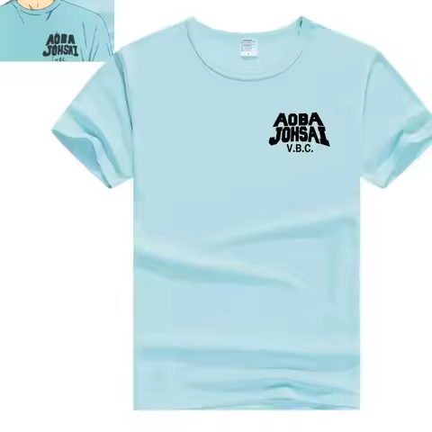 Anime Oikawa Tooru T-shirt Cospaly Cotton Men Summer Aoba Johsai Vbc T Shirt High School short sleev