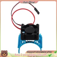 For  A959-B 144001 124019 RC Car Aluminum Alloy Motor Heatsink Cover with Cooling Fan for 540 550 36