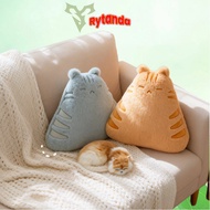 Rytanda Relying on The Bobcat Pillow Cute Simulation Cat Plush Toy with Soft Backing, Mountain Cat P