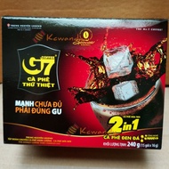 Ca phe hoa tan Den da - G7 Coffee 2 in 1 (15 packs x 16g)
