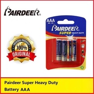 [Original] Pairdeer Super Heavy Duty Battery 1.5V AAA / AA X 4 PCS