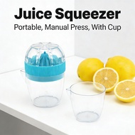 Manual Portable Squeezer Press Plastic Hand Citrus Cup Fruit Juicer Juicer