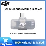 Receiver The Mobile Receiver of the DJI Mic Series for DJI Mic 2 DJI Mic 3 and DJI Mic Mini transmit