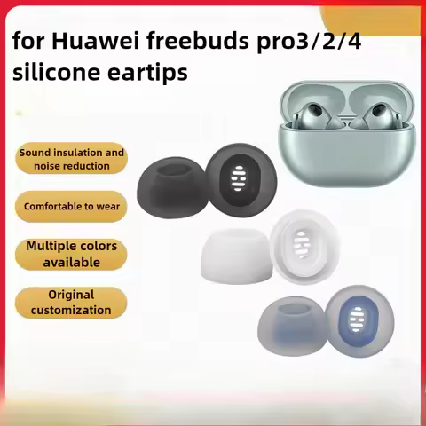 Eartips for Huawei FreeBuds Pro 3 Silicone Eartips EarPlug Ear Cap Cover Noise for Huawei FreeBuds P