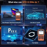 FOXWELL for Porsche NT510 Elite Wireless OBD2 Scanner All System Bi-Directional Diagnostic Tools Oil