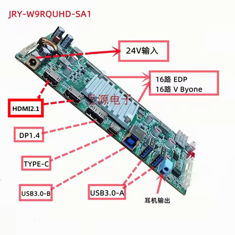StoneTaskin JRY-W9RQUHD-SA1 For iMac 5K A1419 LG Display LM270QQ1/QQ2 Conversion Board DP USB-C HDMI