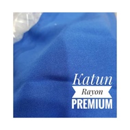 Kain Katun Rayon Polos Premium _ Bahan Katun Rayon Premium