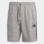 adidas Lifestyle Essentials French Terry 3-Stripes Shorts Men Grey GK9599