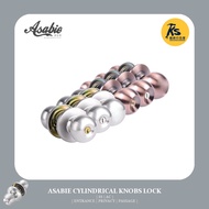 ASABIE CYLINDER KNOBS LOCKSET ( SS ENTRANCE | SS PRIVACY | SS PASSAGE || AC ENTRANCE | AC PRIVACY | AC PASSAGE )