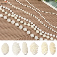 6 Rolls Imitation Pearl Chain Set Round Pearl Bead String Lightweight Bead String SHOPSKC5575