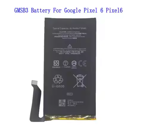 1x 4614mAh / 17.81 Wh GMSB3 Pixel 6 Phone Replacement Battery GMSB3 For Google Pixel 6 Pixel6 Batter