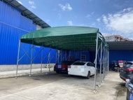 推拉雨棚Canopy 燒烤伸縮帳篷 大型戶外 倉庫遮陽雨棚 包送貨#雨棚#Canopy