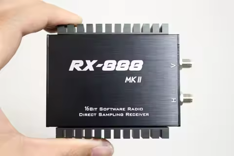 New RX-888 MKII SDR Radio Receiver SDR Ham Radio Receiver LTC2208 16Bit ADC Direct Sampling R828D RX