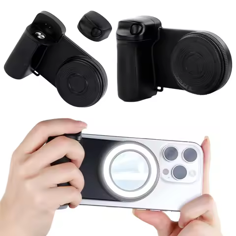 For Magsafe Magnetic Bluetooth-Compatible Shutter Phone Hand Grip Smartphone Camera Shutter Grip Pho