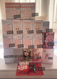 全正版Labubu Crybaby SP ·盲盒坐坐2.0 3.0 4.0 泰妹 皇后 魚尾獅 小春野 車厘子