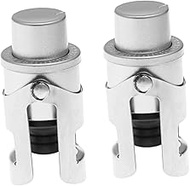 Cabilock Pressure Cooker Pan 2 Pcs Cork Wine Saver Bottle Stopper Keeps Wine Fresh Bottle Saver Bottle Cork Saver Wine Stopper Wine Chamagne Cap Seal Plug Stainless Steel Loaf Pan