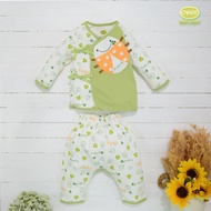 ุชุดเสื้อผูกเด็กอ่อน Enfant Green ผ้ายืด Organic Cotton