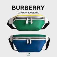 可3期分期0利率 🇬🇧 Burberry Belt Bag夏季款拼色防潑水旅行隨身包/腰包/肩背包