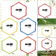 [TachiuwadaMY] 5 Pieces Agility Rings Exercise Rings Practical Soccer Training Rings Set