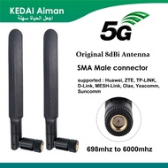 8dBi 5G LTE SMA Antenna 698~6000Mhz For Modem Router Huawei, ZTE, Olax, Nokia, AW1000, EE, TP-Link, 
