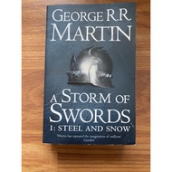 A Storm of Swords: Steel and Snow (A Song of Ice and Fire (1-in-2) 5) by George R.R. Martin (Fantasy