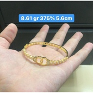 Women's Bracelet Genuine Gold Grade 375 fashion