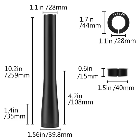 MTB Mountain Bike Bicycle FOR CANNONDALE LEFTY 1.0 2.0 FRONT FORK TUBE REPLACEMENT Aluminum Alloy Fr