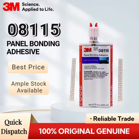 Original 3M 08115 Panel Bonding Adhesive 200ML Two Part Epoxy Auto Body Repair Glue for Steel Alumin