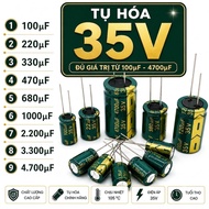 Capacitor 35V Pin 100uF 220uF 330uF 470uF 680uF 1000uF 2200uF 3300uF 4700uF