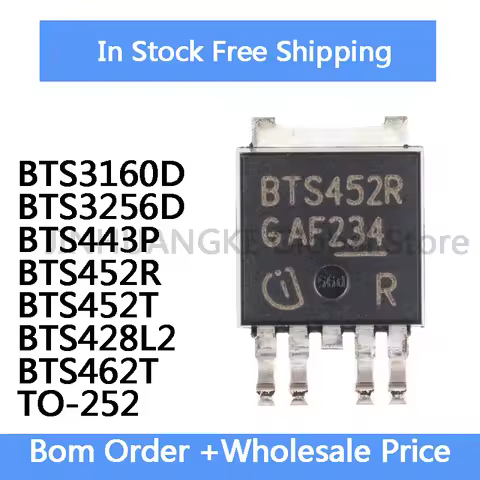 10Pcs BTS3160D BTS3256D BTS443P BTS452R BTS452T BTS428L2 BTS462T TO-252 In Stock IC Wholesale