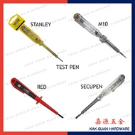 BUNDLE 2/6PCS STANLEY 66-119 TEST PEN/SECUPEN TEST PEN SHORT/TEST PEN RED GERMANY/M10 TEST PEN / ELE