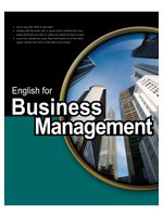大專用書：English for Business＆Management 1(書＋CD) (新品)