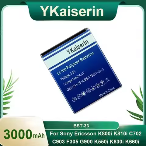 BST-33 Mobile Phone Battery for Sony Ericsson W205 W300 W300i W302 W395 W595 W595a W610 W610i W660 W