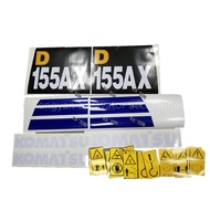 Komatsu D65PX สติกเกอร์โลโก้เครื่องทั้งหมดป้ายอันตราย D65EXD60P-11D68D155AX โลโก้สติกเกอร์ติดผนัง