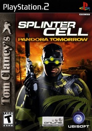 Tom Clancy's Splinter Cell Pandora Tomorrow  PS2  แผ่นไรท์ เกมps2 แผ่นเกมเพล2 เกมps2