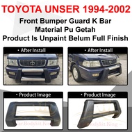 TOYOTA UNSER 1994-2002 FRONT BUMPER GUARD KANGAROO BAR BODYKIT MATERIAL PU GETAH