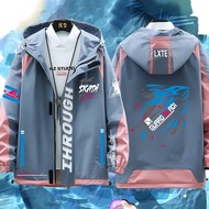 Arknights ชุดคอสเพลย์เกม Skoy เสื้อแขนยาวเสื้อแจ็คเก็ตแฟชั่นใส่ได้ทั้งชายและหญิงเสื้อสเวตเชิ้ตมีฮู้ด