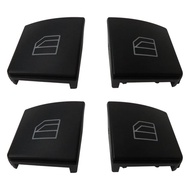4pcs New Black Driver Window Switch Button Cap for Mercedes-Benz E-Klasse T-Model S212 2009-2016 E20