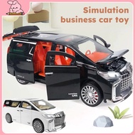 Toyota Alphard Models Sound and Light Car Toys Collection Can Open The Door Mainan Kereta Model