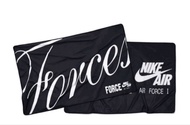 @包sf@Nike Air Force 1 黑色毛巾 運動毛巾 雙面
