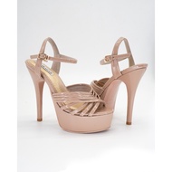 Jojo Bragais Fuschia Nude Glossy 5-Inch High Heels | Pageant Heels | Platform Heels